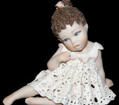 Фарфоровая кукла "Пеги", Sibania