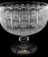 Салатник на ножке 20 см, хрусталь, Aurum Crystal s.r.o.