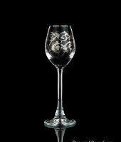 Рюмка, G90P-325 PLATINUM, 60 мл, набор 6 шт, стекло с платиной, Combi