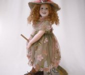 Фарфоровая кукла "Фуксия", Marigio