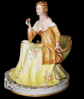 Статуэтка "Леди с цветами", La Medea