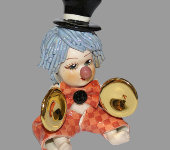 Статуэтка "Клоун - мальчик с литаврами", Zampiva