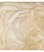 Салфетка под горячее Листья (золотистый)