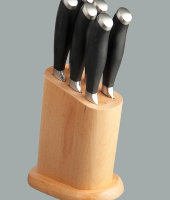 Набор ножей для стейка на деревянной подставке, Pinti 1929, Италия