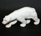 Скульптура "Белый медведь", Royal Copenhagen
