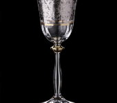 Набор бокалов для белого вина, Платина/Золото, P/40, 6 шт, Timon, Италия