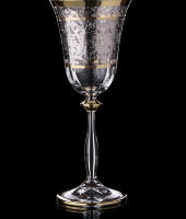 Набор бокалов для белого вина, Платина/Золото, P/40, 6 шт, Timon, Италия