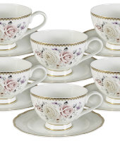 Набор 12 предметов Гармония: 6 чашек + 6 блюдец