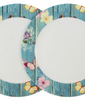 Набор из 2-х обеденных  тарелок Фантазия