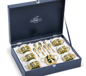 Чайный набор на 6 персон "Gold Plated", Chinelli 