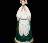 Статуэтка "Теплая муфточка" модель 1860, цветная, Elite & Fabris