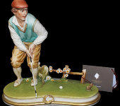 Статуэтка "Игрок в гольф", Porcellane Principe