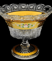 Салатник на ножке 15.5 см, хрусталь, Aurum Crystal s.r.o.