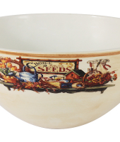 Салатник Садовые цветы, большой