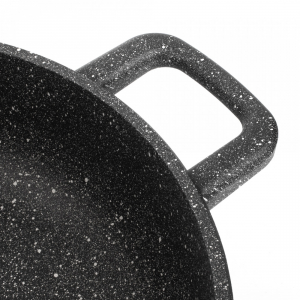 201.24INDC Сковорода глубокая, для индукционных плит, с антипригарным покрытием, диам. 24 см, высота 8 см, съемная ручка, литой алюминий, толщина дна 8 мм item