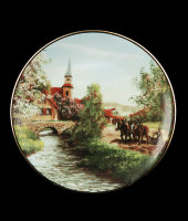 Декоративная тарелка "Башня/пейзаж", 1245/2-2, Anton Weidl Gloriа