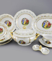 Столовый сервиз 25/6 Верона "Мадонна", 1907, Leander