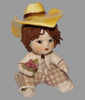 Статуэтка "Клоун - мальчик сидящий", Zampiva