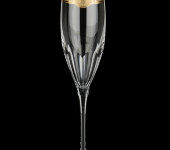 Бокалы для шампанского "Аполло", набор 6 шт, хрусталь, Arnstadt Kristall