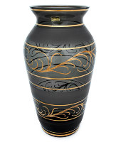 Ваза дымчатая "класик" 40 см, Egermann