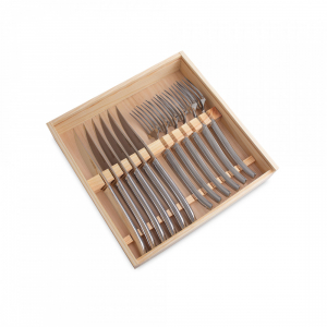 Набор столовых приборов для стейка на 6 персон, 12 пред., Texas, в деревянной коробке, CRISTEMA item