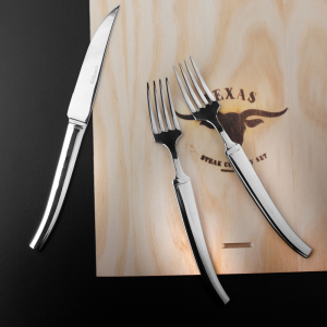 Набор столовых приборов для стейка на 6 персон, 12 пред., Texas, в деревянной коробке, CRISTEMA item