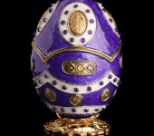 Яйцо-шкатулка декоративное, кобальт, Credan S.A., 121085
