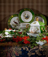 Столовый сервиз 25/6 Мэри-Энн "Царская охота", 0763, Leander