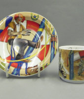 Чашка с блюдцем "Клоун", Leander