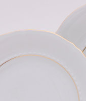 Набор десертных тарелок 17 см Соната "Отводка золото", 1139, Leander