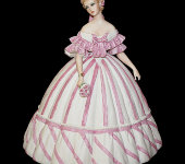 Статуэтка "Дама с букетом роз" модель 1840, Elite & Fabris