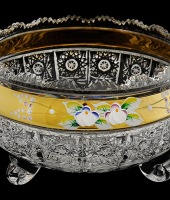 Салатник на 3-х ножках 25.5 см, хрусталь, Aurum Crystal s.r.o.