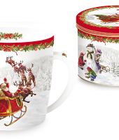 Кружка Дед Мороз в санях