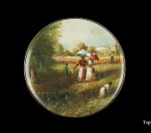 Декоративная тарелка "Прогулка/природа", 1254/1-2, Anton Weidl Gloriа