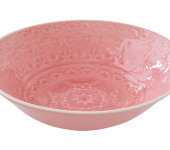 Тарелка суповая (розовая) Ambiente без инд.упаковки