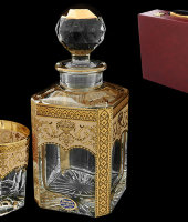 Набор для виски "Empire" в чемодане, Astra Gold