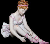 Скульптура "Балерина", Tiche Porcellane