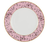 Набор из 4-х тарелок (розов.) Камея в цветной упаковке