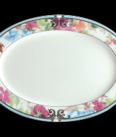 Блюдо овальное "Цветущий сад", 31 см, Royal Aurel