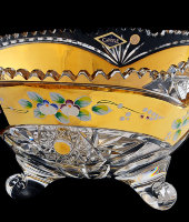 Салатник на 3-х ножках 18 см, хрусталь, Aurum Crystal s.r.o.