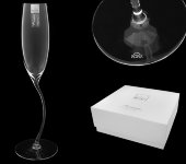Набор бокалов для шампанского "Premium - Cassiopea" 2шт, 240 мл, Rona