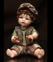 Фарфоровая кукла "Тин Тин", Sibania