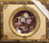 Панно с тарелкой "Розовые розы", Arte Casa