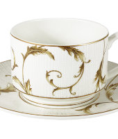 Чашка с блюдцем Элегия Голд
