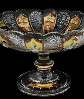 Салатник на ножке 25.5 см, хрусталь, Aurum Crystal s.r.o.