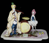 Скульптура "Балерина и клоун", Zampiva