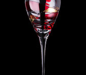 Бокал для белого вина, набор 6 шт, 107K02 Венеция красная, Top Line