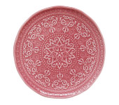 Тарелка закусочная (тём.розовый) Abitare без инд.упаковки