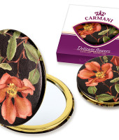 Зеркало карманное Чайная роза