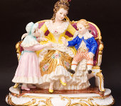Скульптура "Семья Лючии", Tiche Porcellane